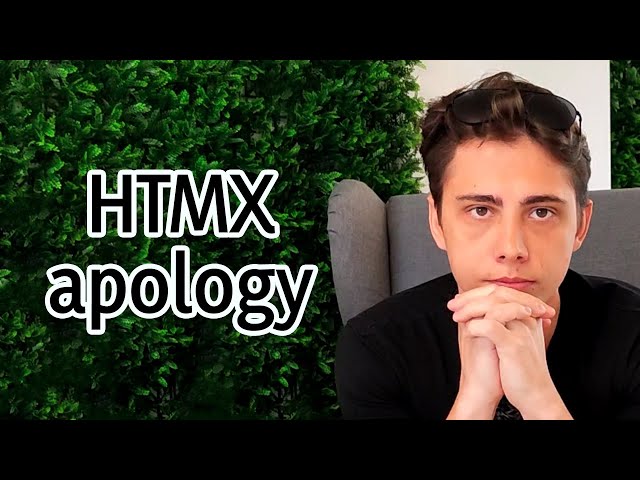 HTMX apology