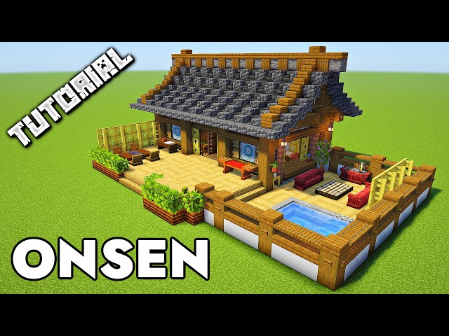 Japanese Onsen | Minecraft Tutorial