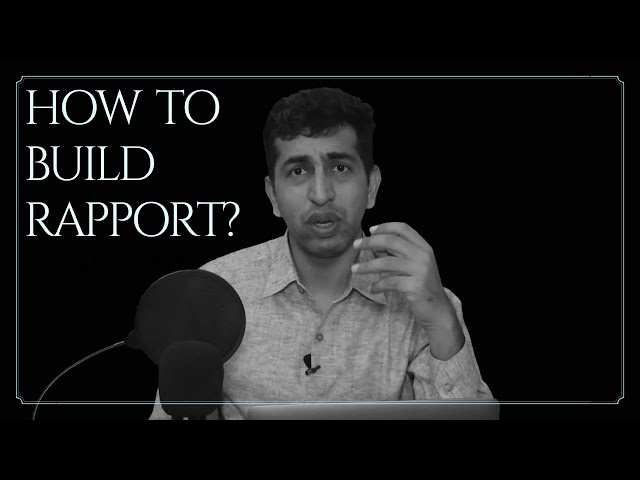 How to Build Rapport? | Coaching With Dr Amit