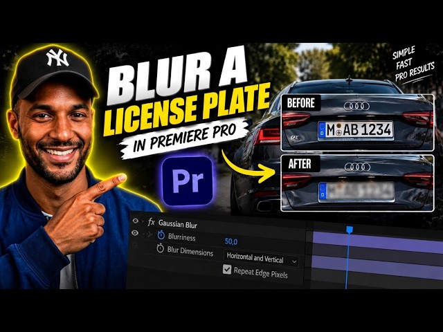 How to Blur a License Plate in Premiere Pro