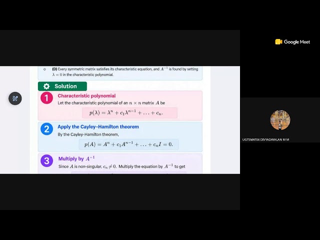 SIA-UG TRB MATHS - SPECIAL TEST DISCUSSION - UNIT 1-ALGEBRA AND TRIGONOMETRY - 2