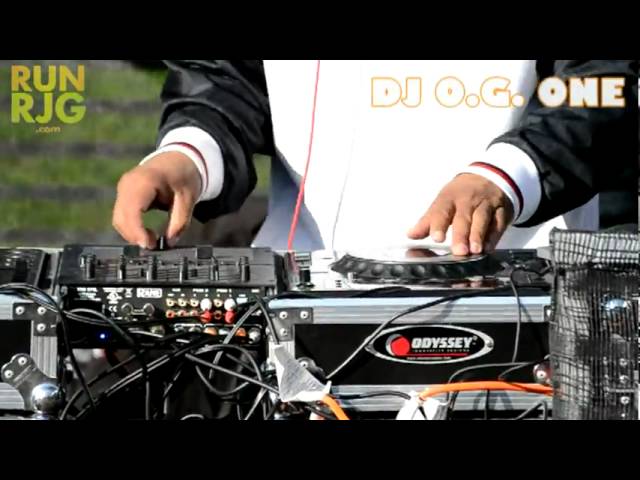 DJ O.G. ONE Spinning at the 2011 Earth Day Run