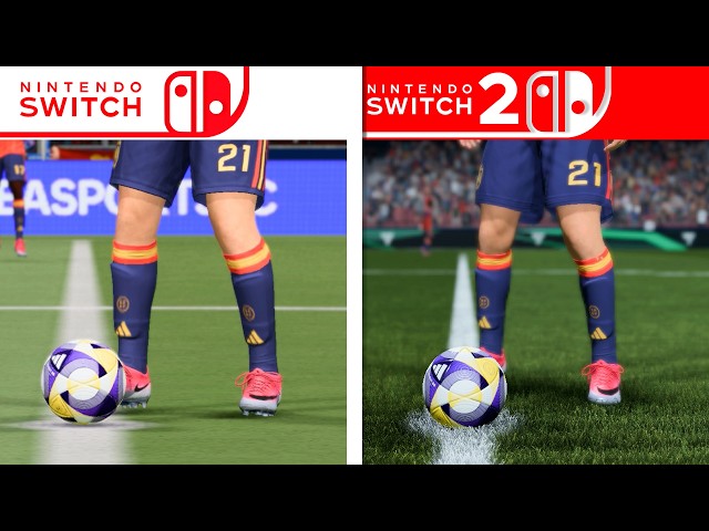EA Sports FC 27 | Switch vs Switch 2 | Graphics Comparison