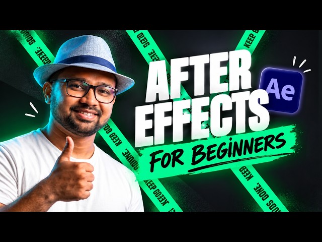 Motion Graphics for Absolute Beginners – Learn Adobe After Effects Step by Step