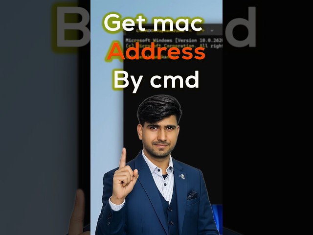 Check Your MAC Address in 10 Seconds | CMD Trick #shorts