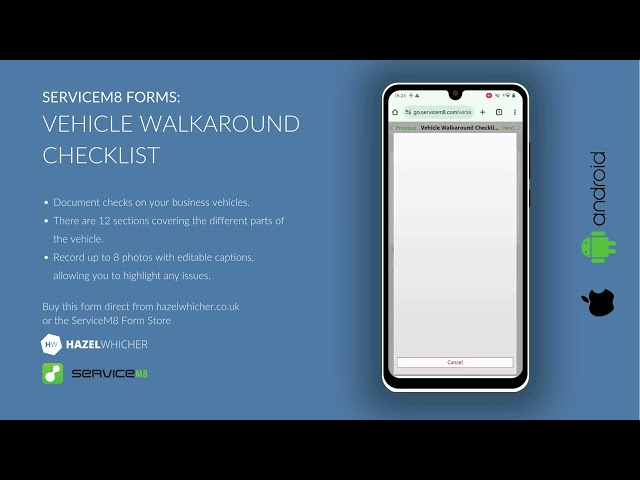 ServiceM8 Forms - Vehicle Walkaround Checklist