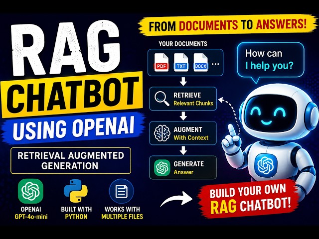 Build and Understand a RAG Chatbot from Scratch with Python & OpenAI