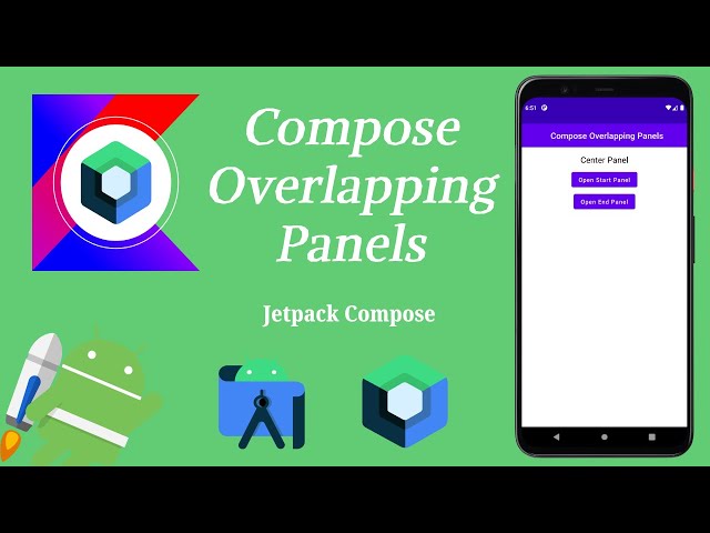 How to Make Compose Overlapping Panels in Jetpack Compose | Android | Kotlin | Make it Easy