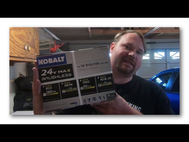 Unboxing a Kobalt 24 Volt Max Brushless Cordless Power Drill