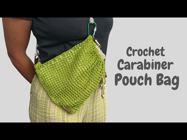 Mesh Bag Crochet. Make Your Own Carabiner Messy Mesh Bag in No Time!