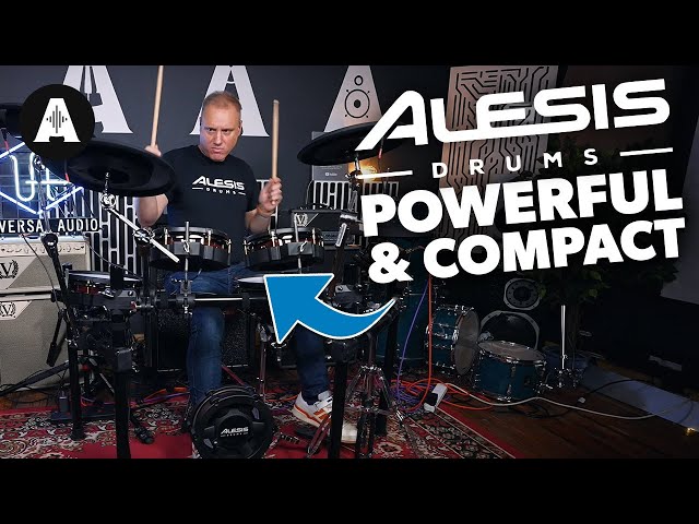 A Truly Powerful & Compact Electronic Drum Kit! - NEW Alesis Strata Core!