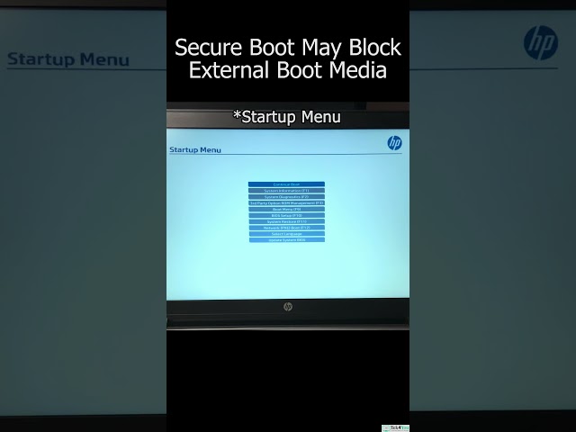 Secure Boot May Block External Boot Media #windows10 #windows10installation #windows10tutorial