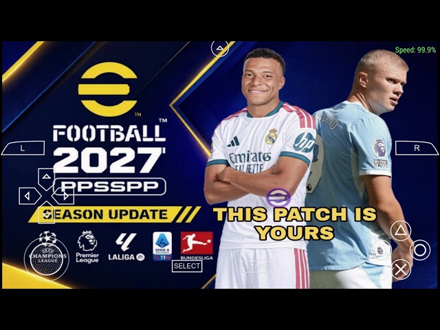 eFootball PES 2027 PSP Android Offline PS5 Camera | Efootball 2027 PPSSPP Season Update & Best HD