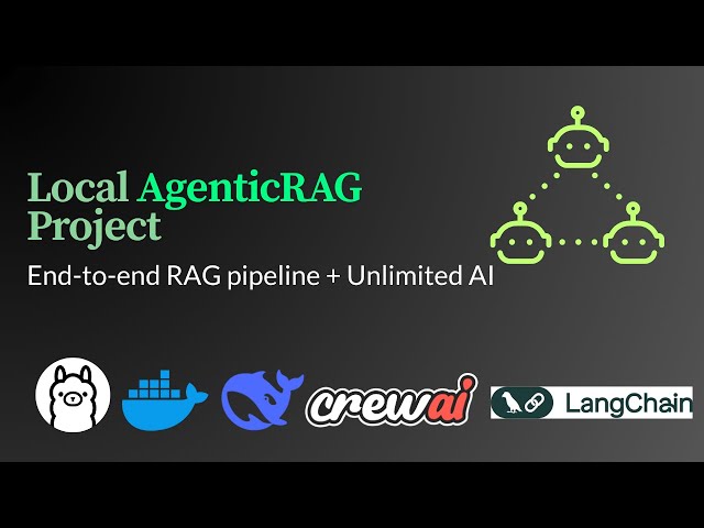 Advance End-to-End Local RAG using AI Agents: Crewai, langchain, ollama, docker, embedding, deepseek