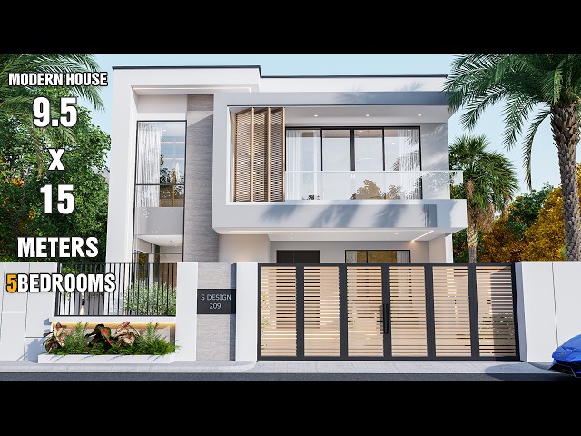 Modern Luxury House with 5 Bedrooms | Exterior and Interior Design