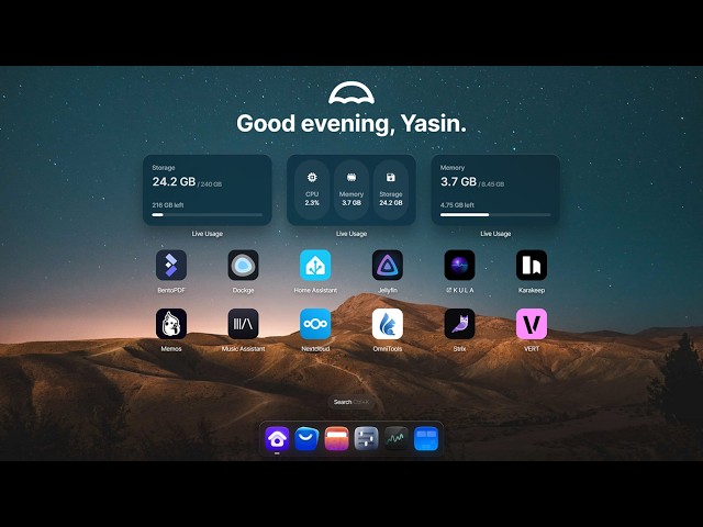 Run self‑hosted apps in minutes with umbrelOS