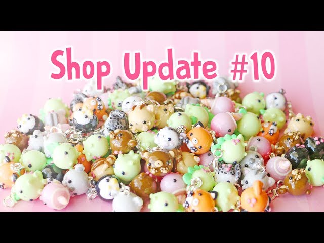 Shop Update #10│Polymer Clay Charms (Chubby Animal Collectables)