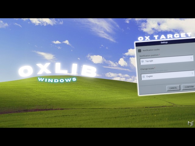 OX lib & OX target | Windows 95 inspired!