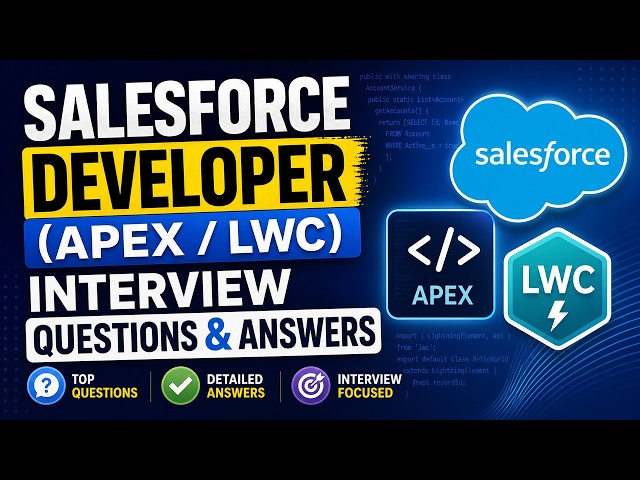 Salesforce Developer (Apex/LWC) Interview Questions & Answers