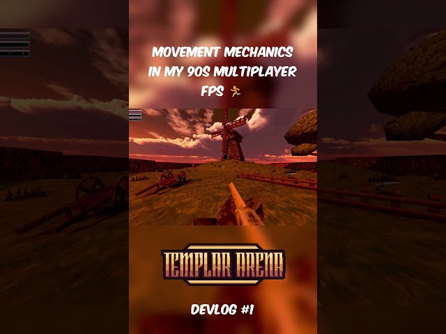 Movement Mechanics In My 90s Multiplayer FPS 🏃‍➡️#shorts