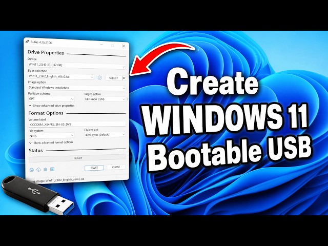 Create a Windows 11 Bootable USB (Rufus Guide 2026)