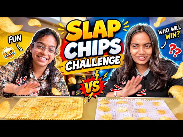 SLAP CHIPS Challenge 😂🔥 | Who Will Win? | PCCOE Vlog | Day 35/100
