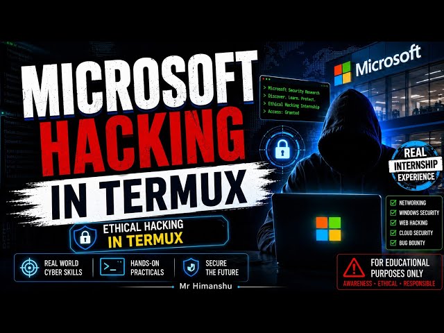 Microsoft Hacking || Microsoft Hacking in Mobile. in Termux. #microsofthacking#micosoft#hca#HCATech