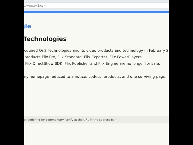 August 5: The Codec Company Google Bought for the Open Web