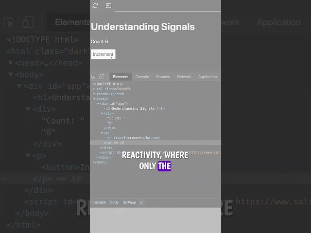 SolidJS ❤️ Signals  #javascript #webdevelopment