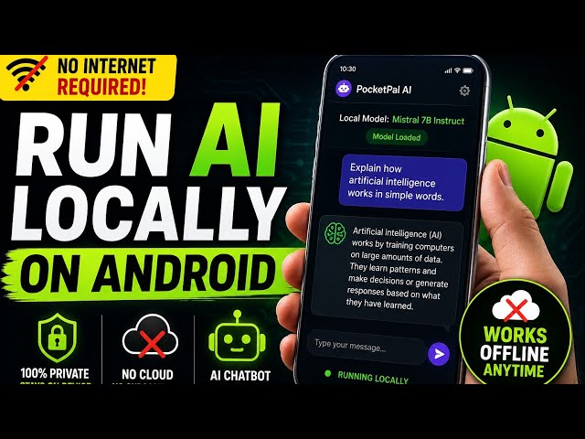 Run AI Locally on Android — No Internet Needed! 👍 Helpful for everyone 