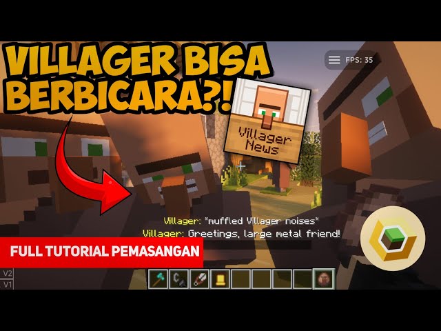 Villager News on Java?! This Mod Makes Villagers Talk 🗿|| Full Installation Tutorial 🔥