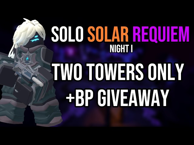 TDS EASY SOLO NIGHT I SOLAR REQUIEM 2 TOWERS ONLY