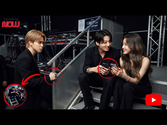 OMG‼️That moment Jungkook realized Jimin caught him flirting with a beautiful woman—busted! 😂💀