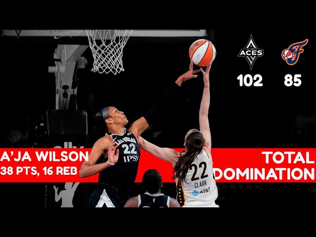 CHAOS: Aces Avalanche as Fever Come Unglued | A’ja Wilson Dominates Game 1