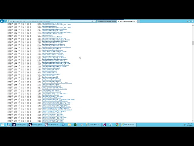 MS Dynamics AX 2012 Development Training Video : Report server configuration and setup