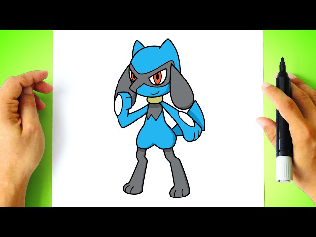 How to DRAW RIOLU - Pokemon Drawing