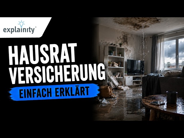 Home contents insurance explained simply (explainity® explanatory video)