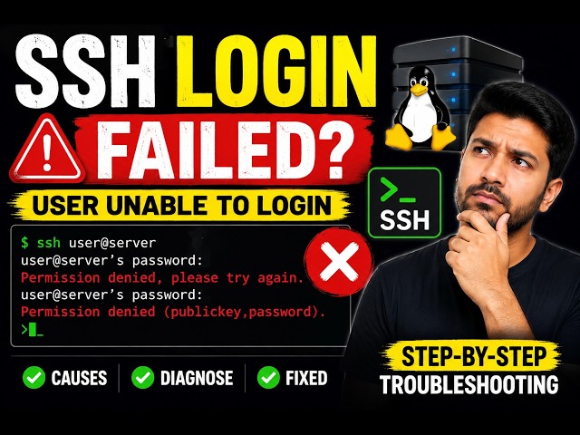 Red Hat Linux -  SSH Login Failed? Complete Linux SSH Troubleshooting Guide