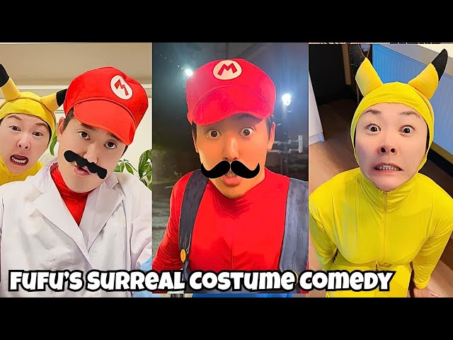 Surreal Ziki & Zaki Costume Horror Comedy | Fufu/ふうふ Bizarre Sketch Compilation 2024 Part16