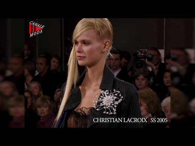 CHRISTIAN LACROIX Spring Summer 2005 Paris 4K - Canale Moda