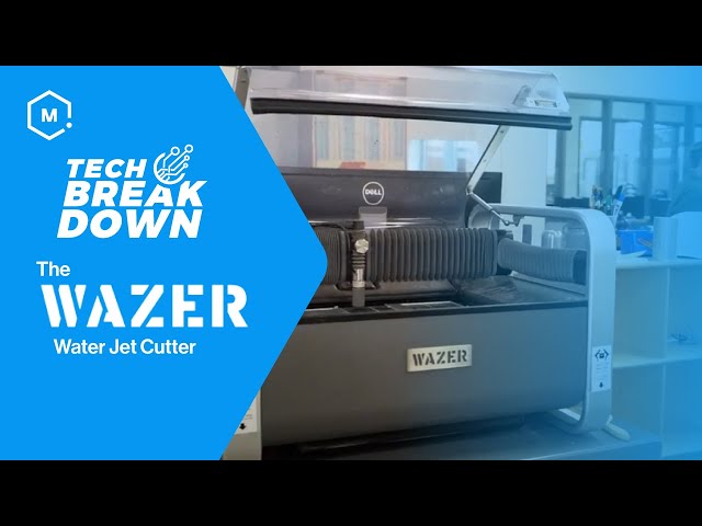 WAZER Desktop Waterjet Cutting Machine - Tech Breakdown // The First Desktop Waterjet Cutter