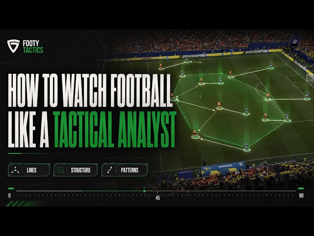 How To Watch A Football Match Like A Tactical Analyst | Footy Tactics
