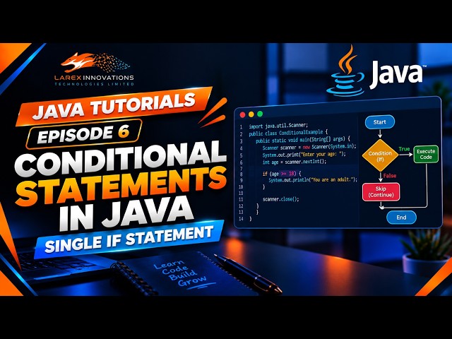 Java Tutorials Episode 6: Conditional Statements in Java| Single If Statement