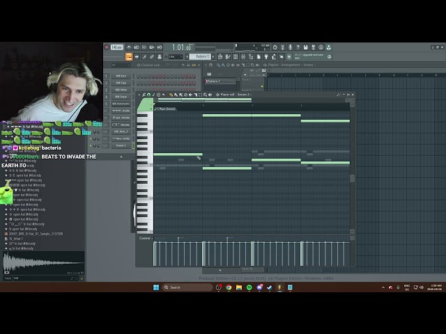 xQc Does a Quick FL Studio Session