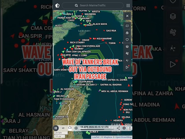 🚨STRAIT OF HORMUZ🚨  Lots of action. Tune into What's Going on With Shipping on YouTube