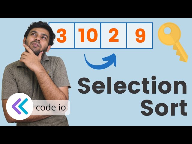 Selection Sort - Algorithms | DSA |#100DaysOfCode | code io Tamil