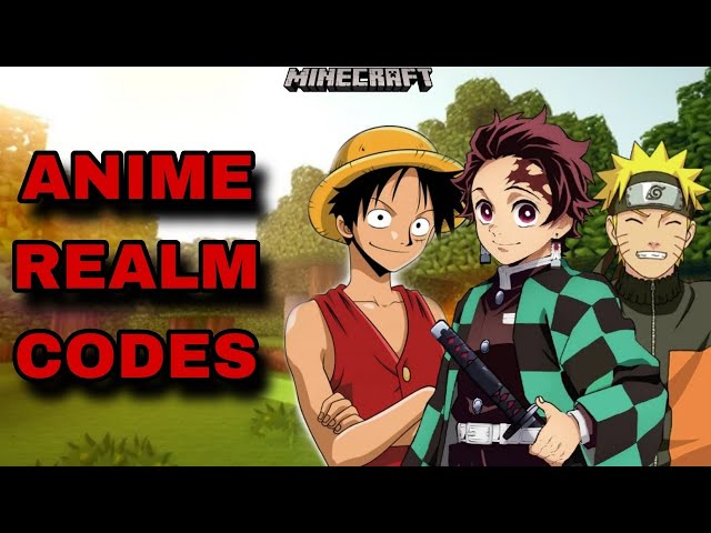 *NEW* TOP 10 BEST ANIME REALM CODES FOR MINECRAFT BEDROCK EDITION!
