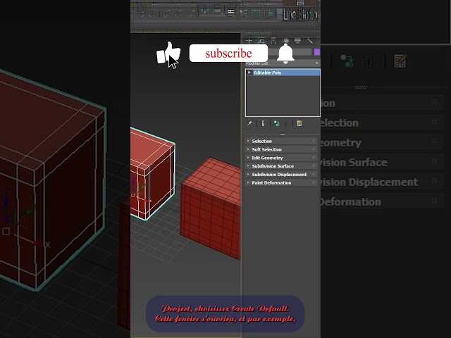 3ds Max : La différence entre un PRO et un AMATEUR ! 📁✨ #3dsMax #3DMaxFrançais #Modélisation3D