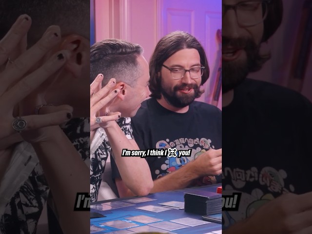 Spencer had no choice... pop off or LOSE THE GAME! #mtg