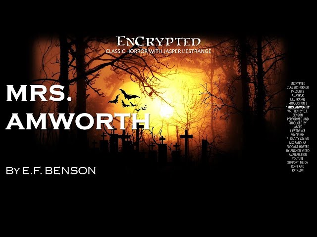 "Mrs Amworth" by E.F. Benson | Scary horror stories | audiobook